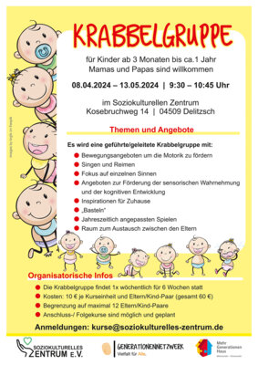 Neues Angebot: KRABBELGRUPPE